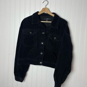 Corduroy Cropped Jacket